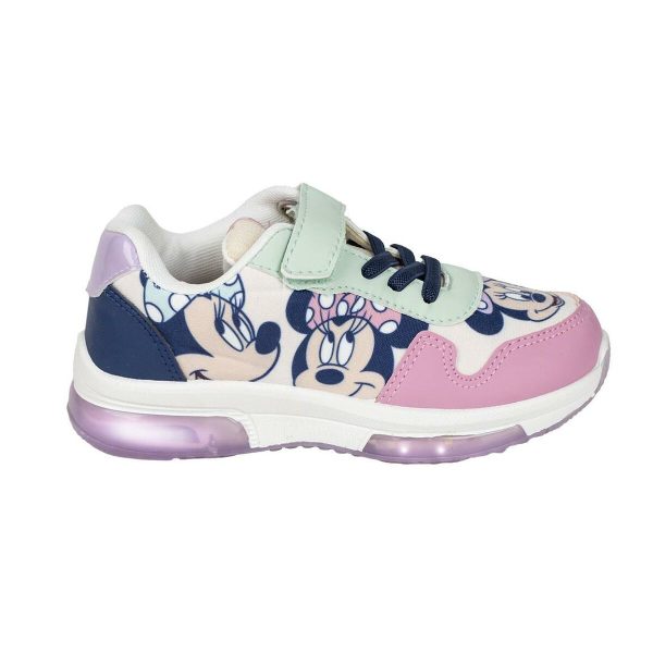 Passo Certo Desportivas com LED Minnie Mouse